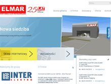 Tablet Screenshot of elmar.pl